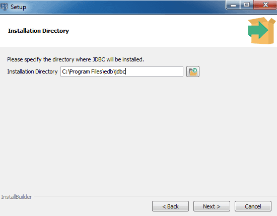 The Installation dialog