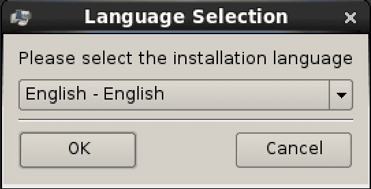 Installation language